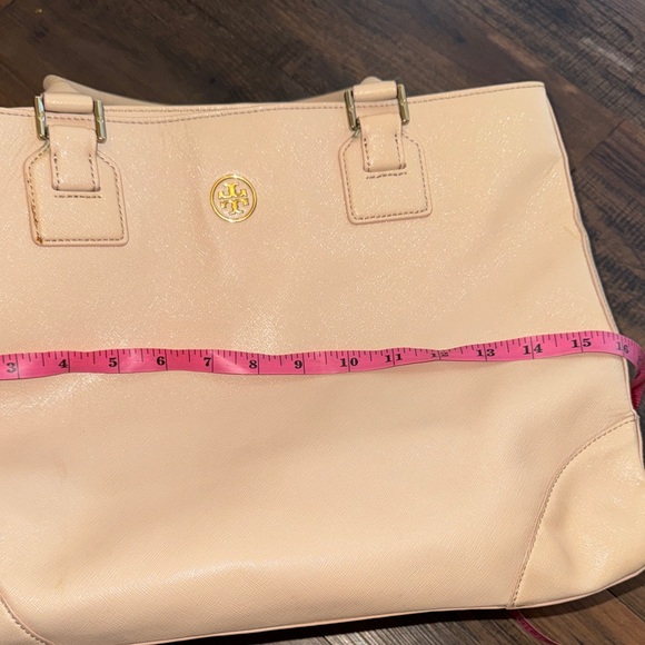 Tory Burch Beige Leather Tote - Picture 14 of 15